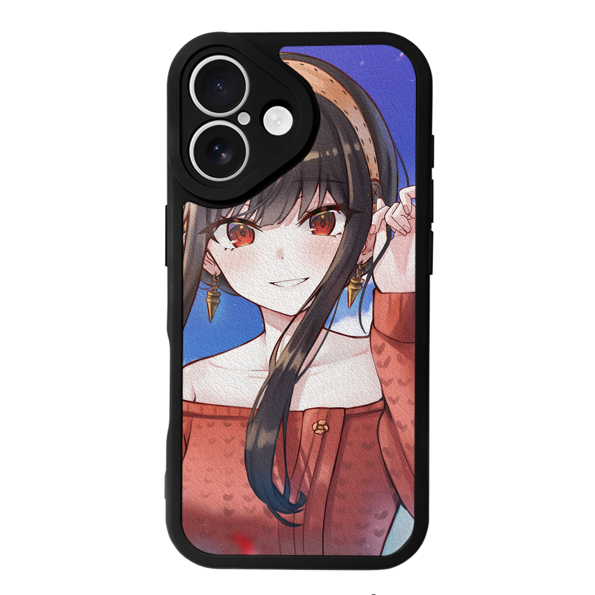 （画像用） SPY×FAMILY间谍家家酒 【iPhone 16シリーズ対応】シリコンスマホケース（レザー調） 材質：シリコン